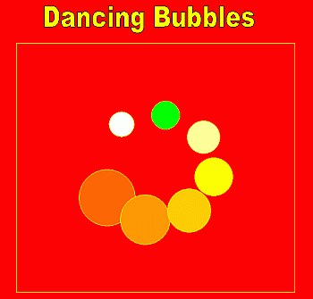 Bubble chart animation