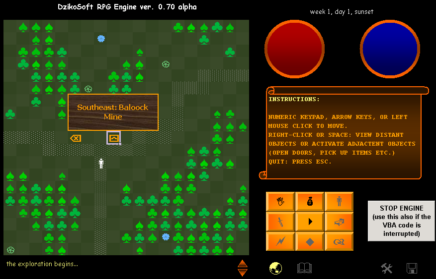 RPG.XLS engine screenshot